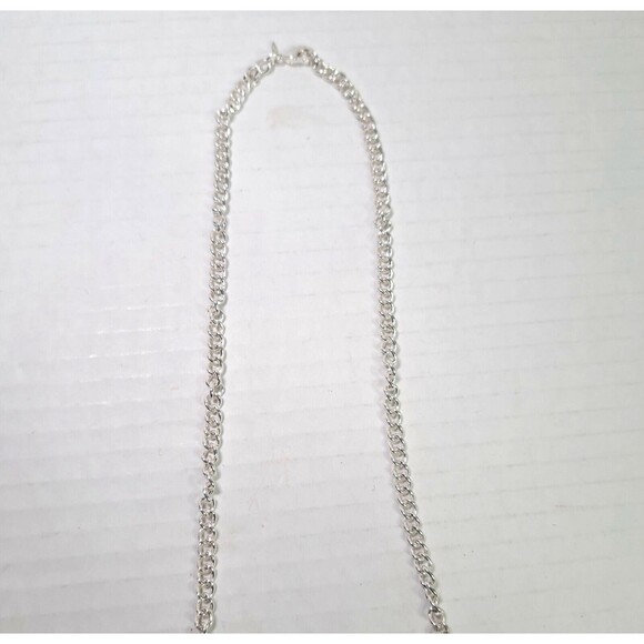 Kenneth Cole Aqua Blue Green Dangle Pendent Jewelry Necklace - Picture 5 of 5